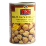 Pois chiches bouillis 400g pour cuisine indienne de TRS