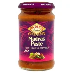 Pâte de curry indienne Madras très épicé 250ml de Patak's